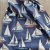 Ocean Yacht Marint tyg med segelbåtar på blå botten